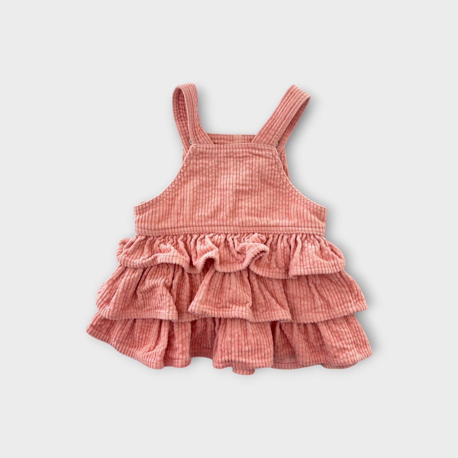 Hux Corduroy Pinafore Dress, Size 00