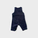 Jacadi Paris Navy Cotton Overalls, Size 00