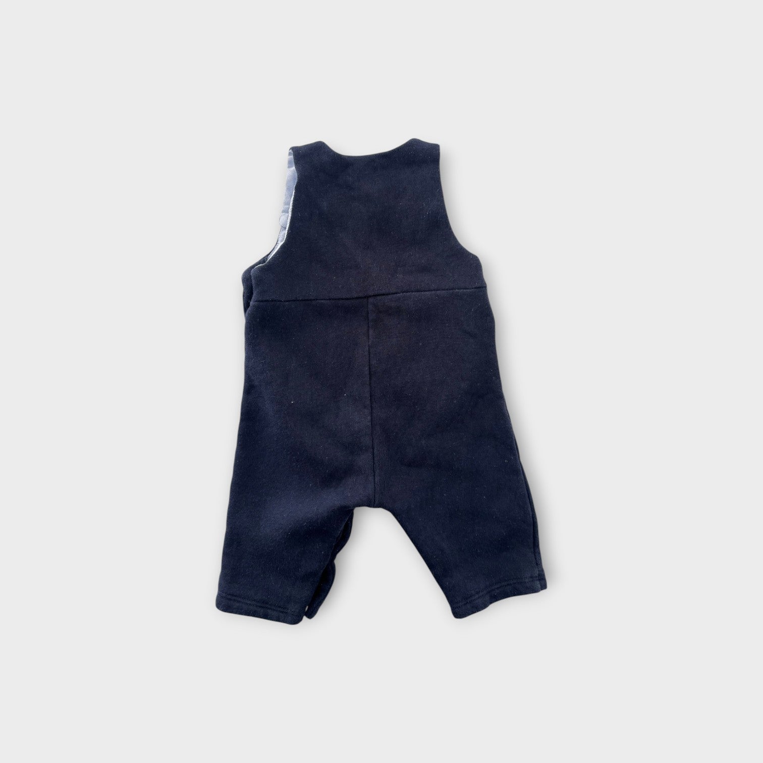 Jacadi Paris Navy Cotton Overalls, Size 00