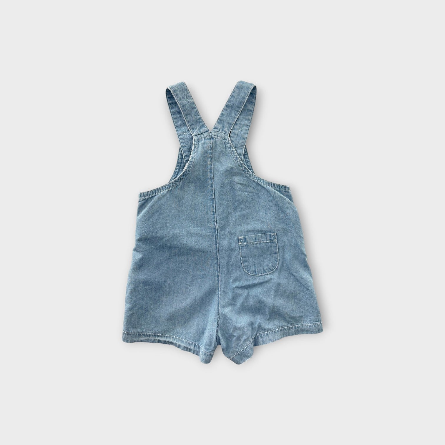 Purebaby Denim Meerkat Overalls, Size 00