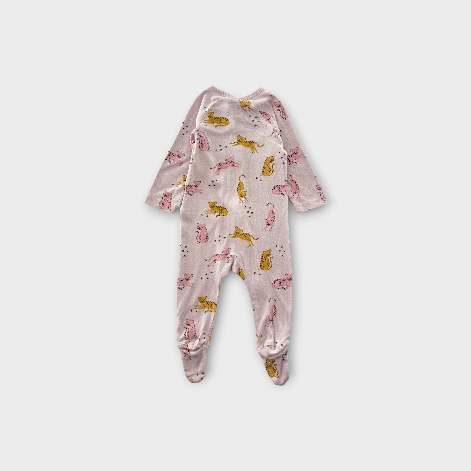 Purebaby Leopard Onesie, Size 00