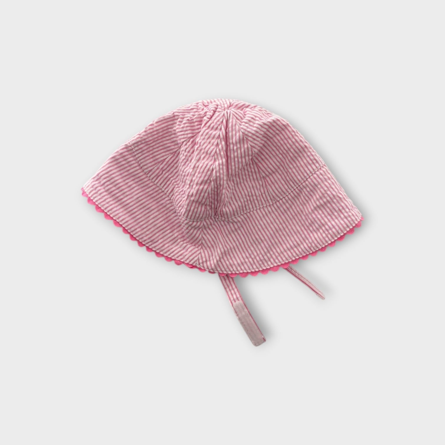 Nautica Seersucker Romper & Hat Set, Size 00