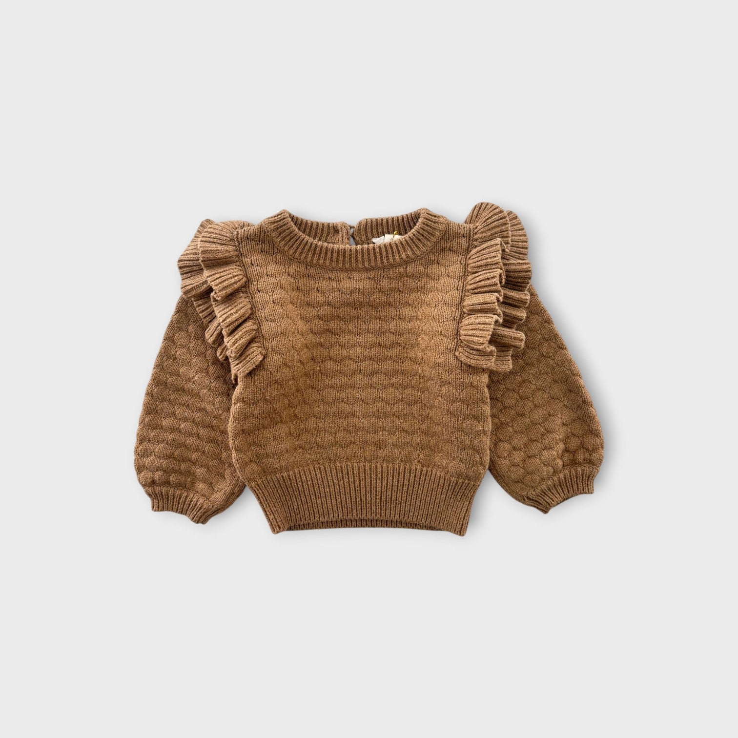 Jamie Kay Brown Knit Jumper, Size 00