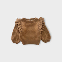 Jamie Kay Brown Knit Jumper, Size 00
