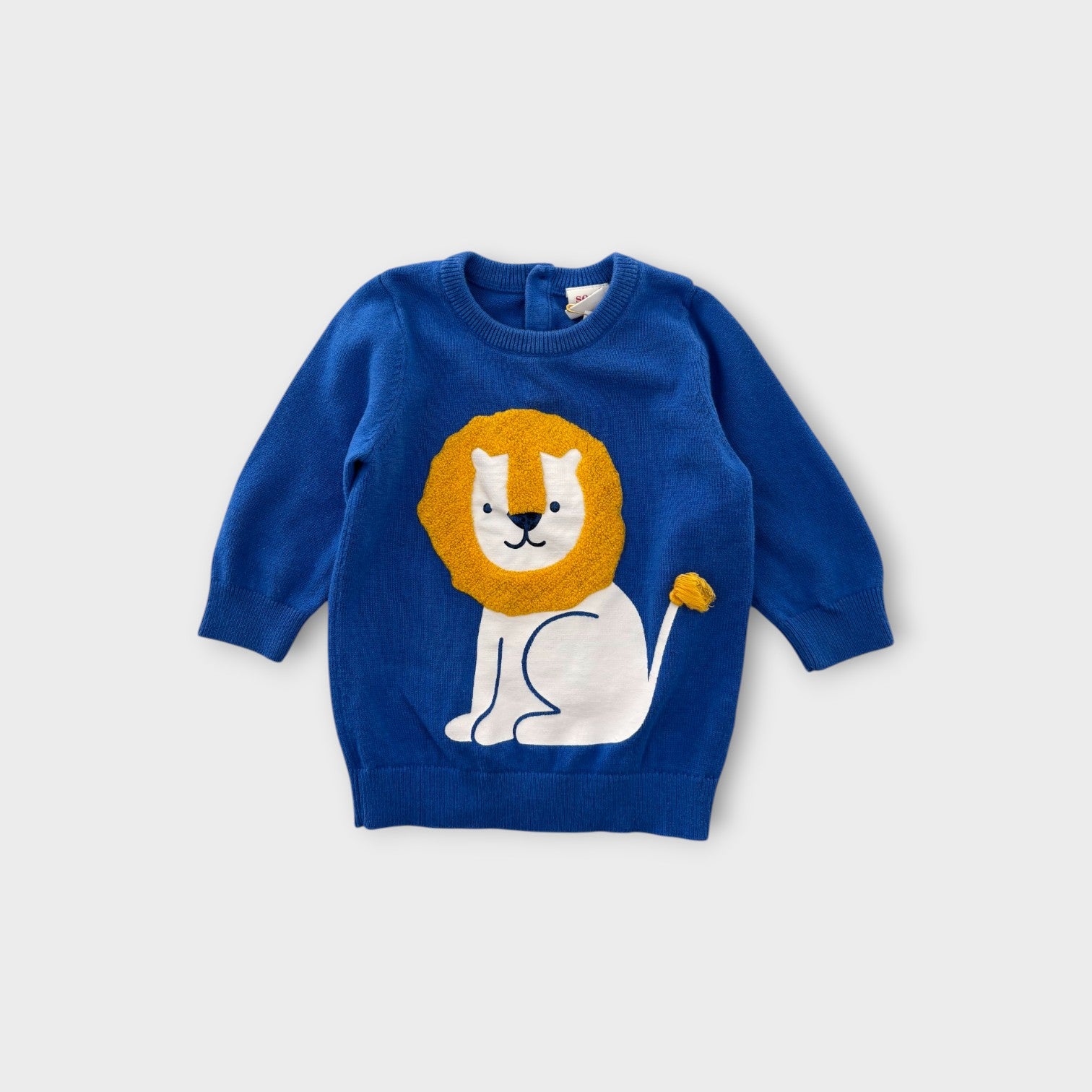 Seed Heritage Lion Knit Jumper, Size 00