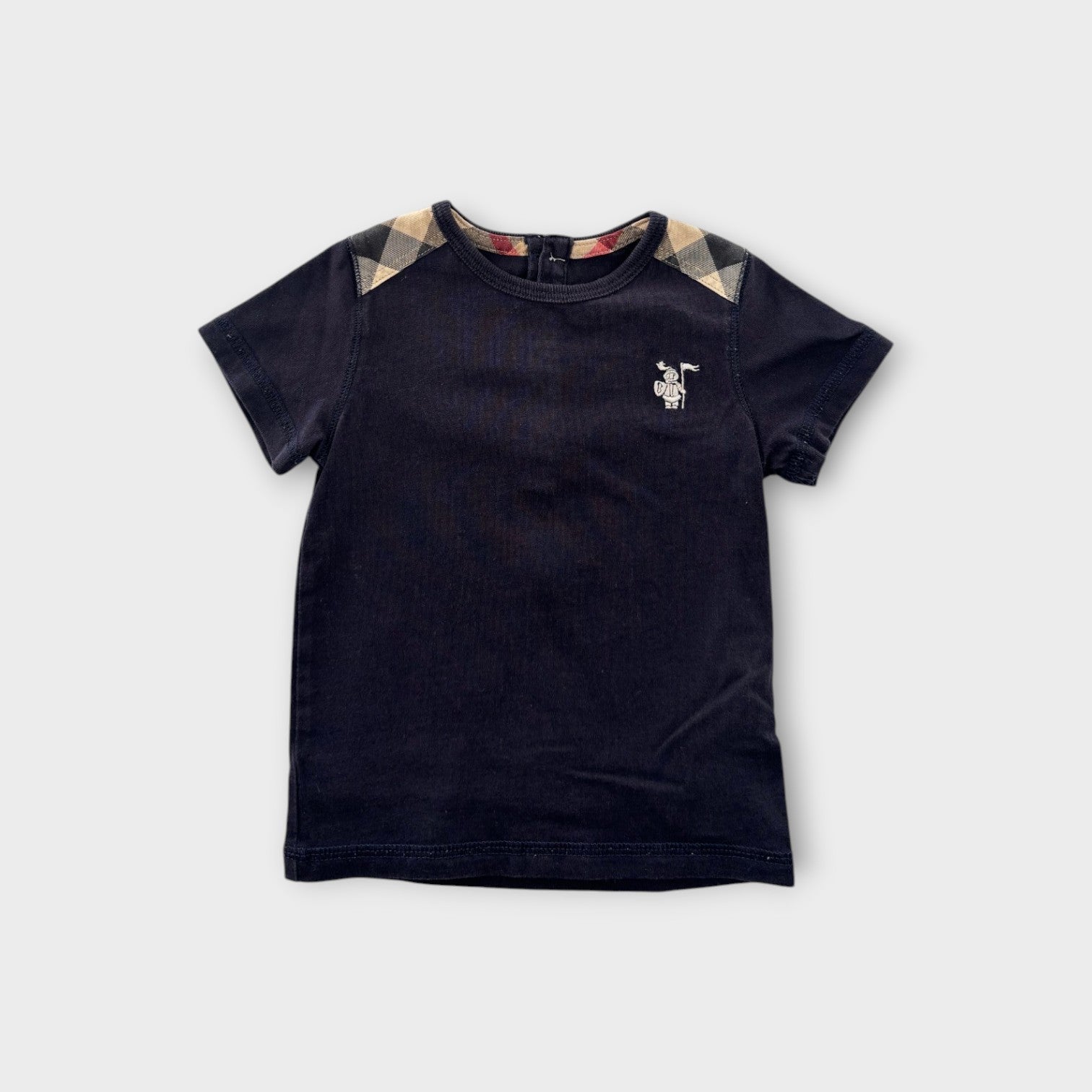 Burberry Navy T-Shirt, Size 00
