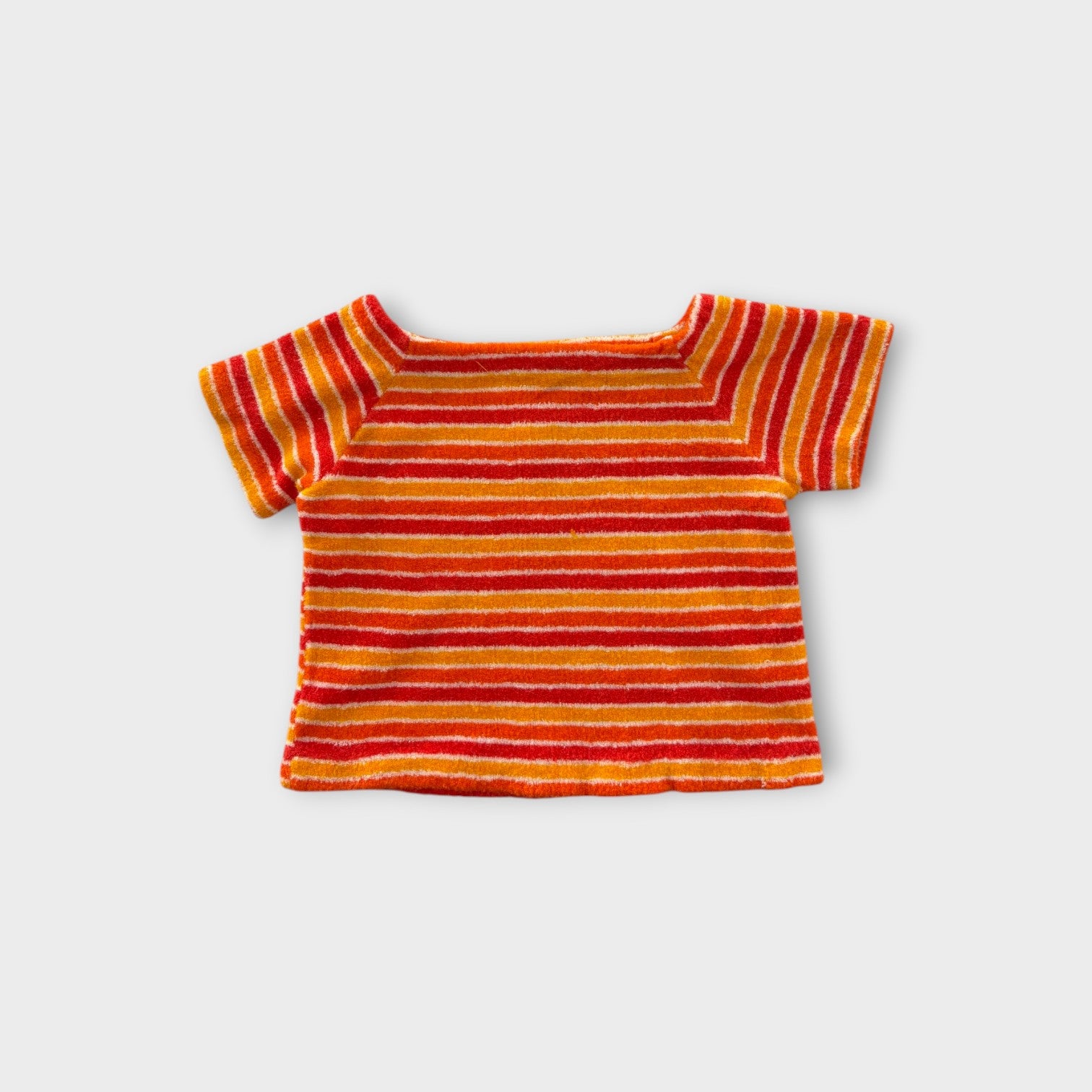 Vintage Striped Terry Top, Size 0