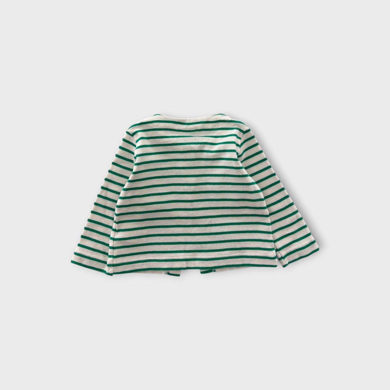 Petit Bateau Striped Cardigan, Size 00