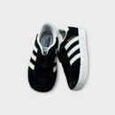 Adidas Black Gazelle Sneakers, Size EU 19