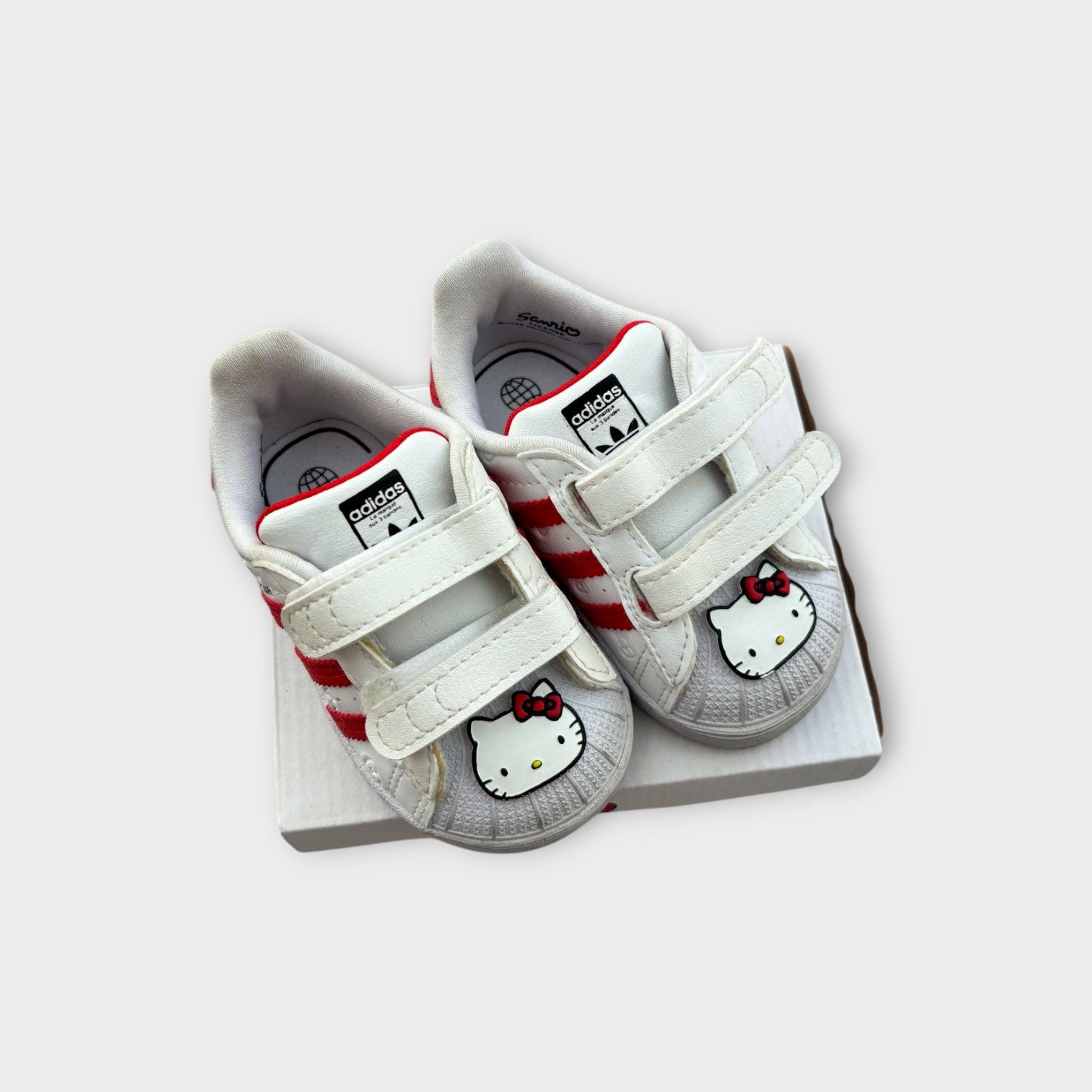 Hello Kitty x Adidas Sneakers, Size EU 19