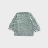 Purebaby Dogs & Trees Knit Sweater, Size 00
