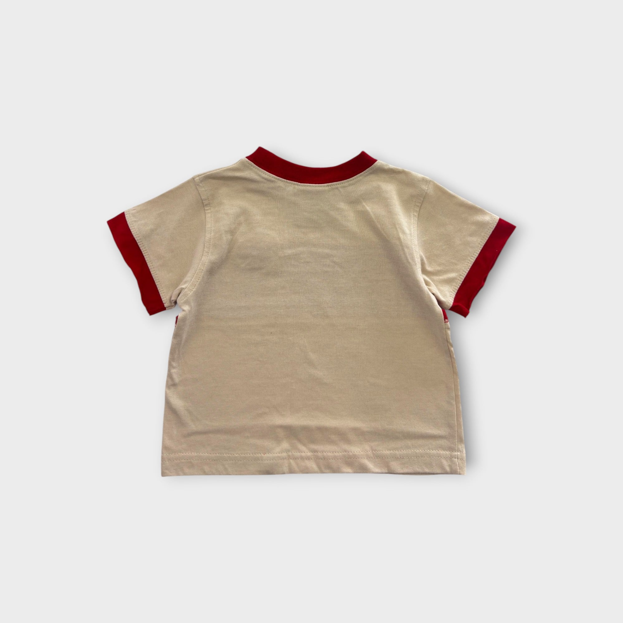 Vintage Red Stripe Ringer T-Shirt, Size 0