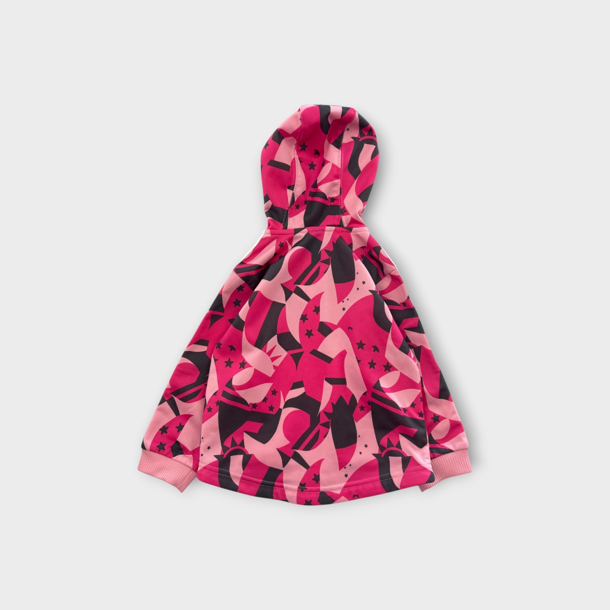 Adidas Pink Pattern Jacket, Size 0
