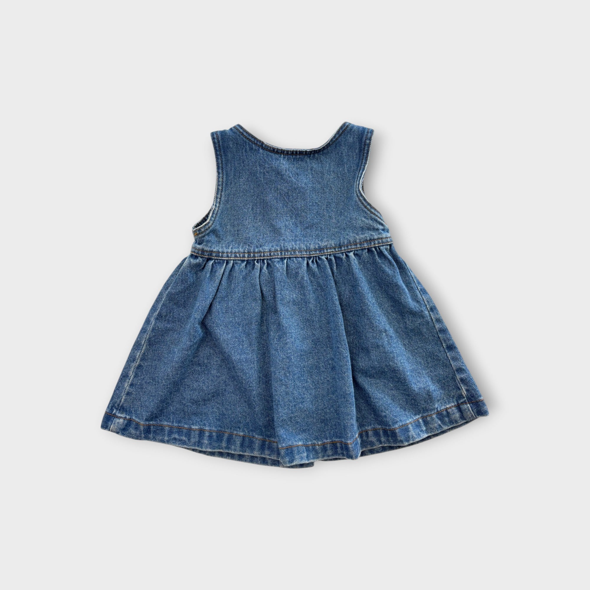 Vintage Denim Dress, Size 0