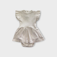 Snuggle Hunny Ribbed Bodysuit Dress, Size 0