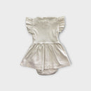 Snuggle Hunny Ribbed Bodysuit Dress, Size 0