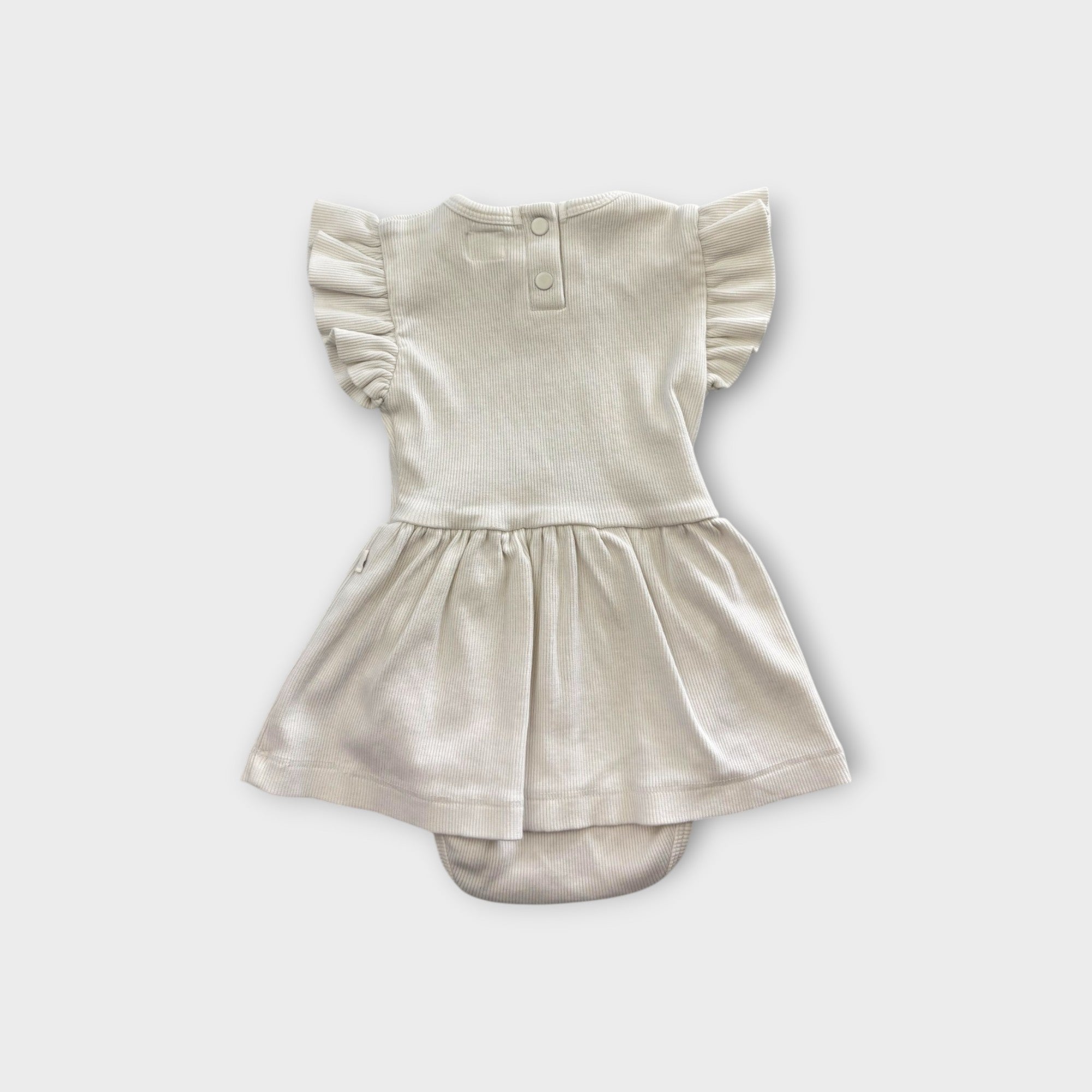Snuggle Hunny Ribbed Bodysuit Dress, Size 0