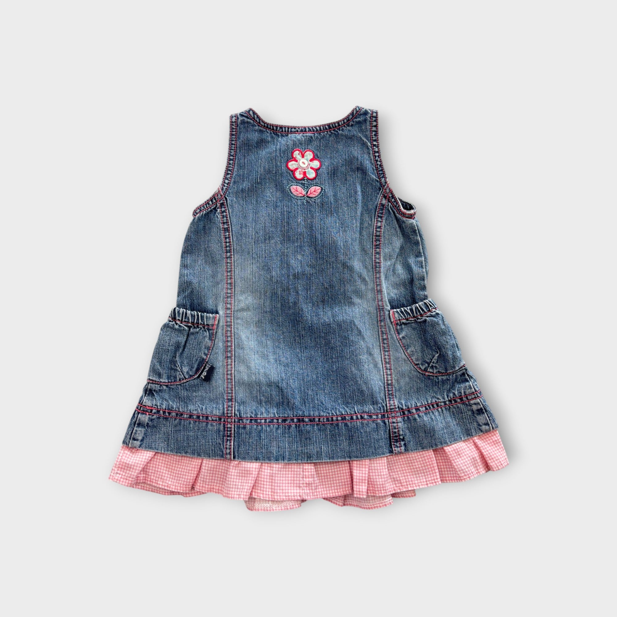 Vintage Pumpkin Patch Denim Dress, Size 0