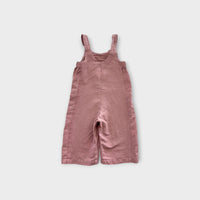 Dusty Pink Linen Jumpsuit, Size 0