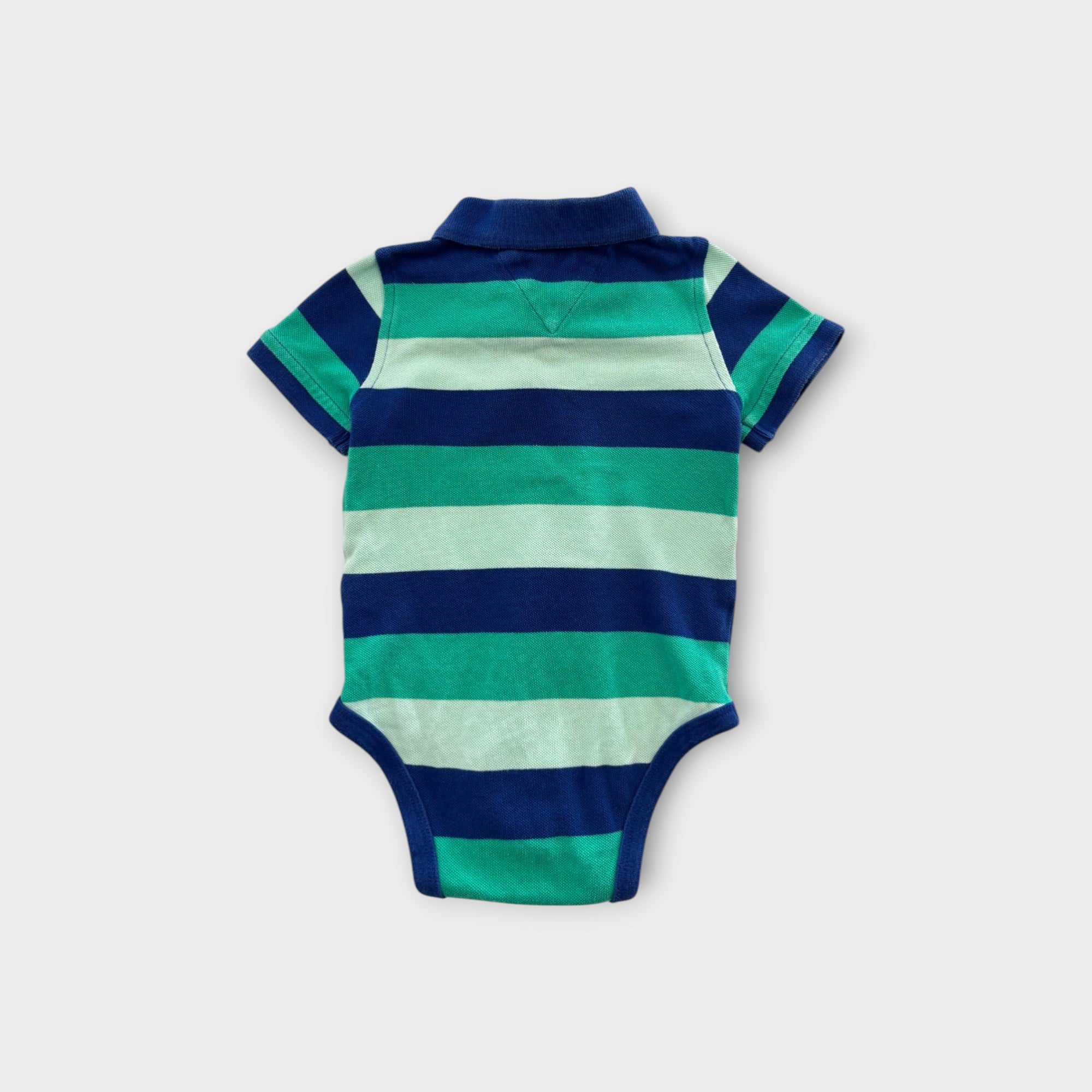 TH Stripe Polo Bodysuit, Size 0
