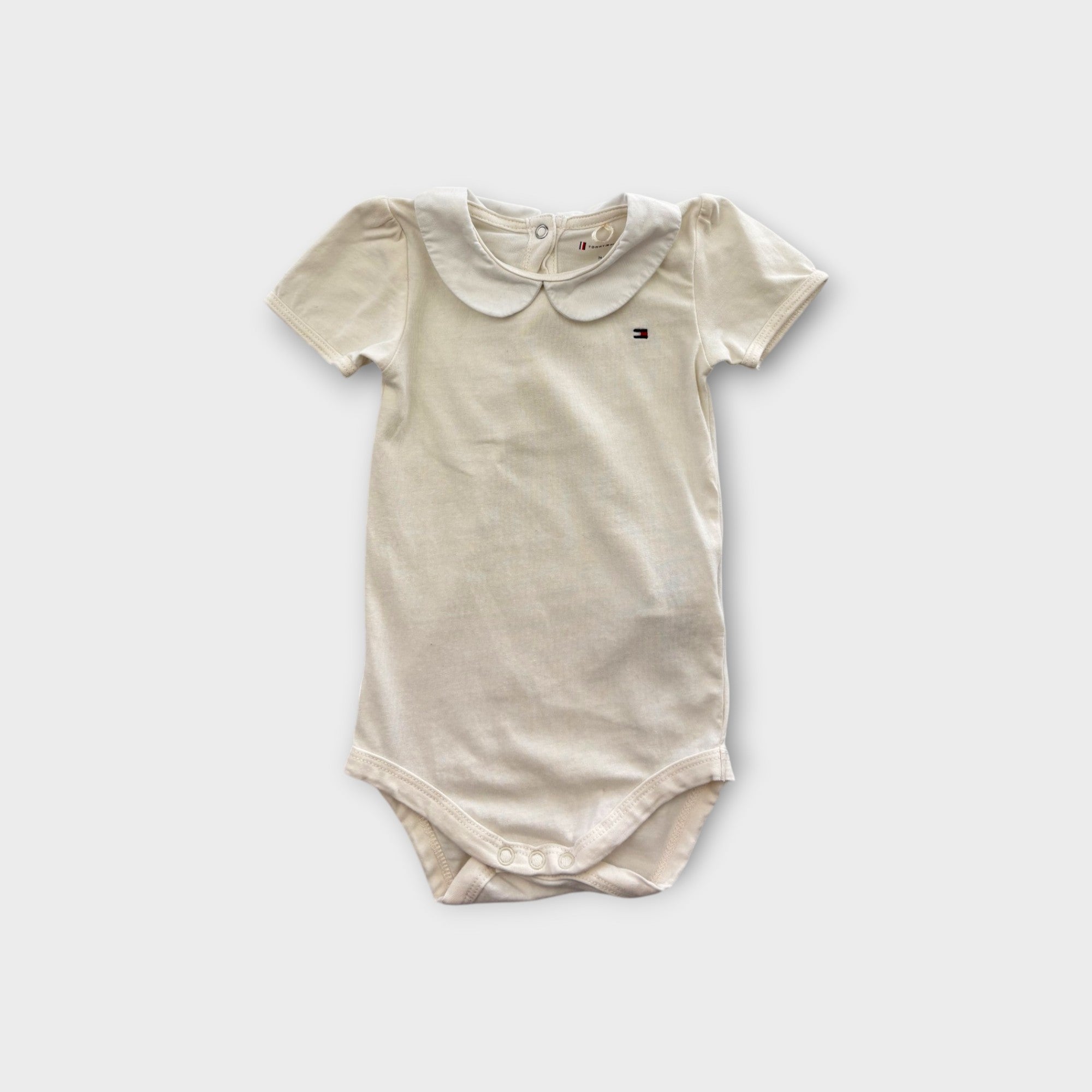 TH White Collar Bodysuit, Size 0