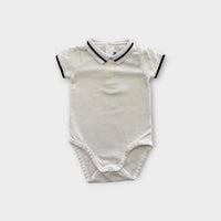 Jacadi Paris Polo Bodysuit, Size 0