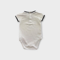 Jacadi Paris Polo Bodysuit, Size 0