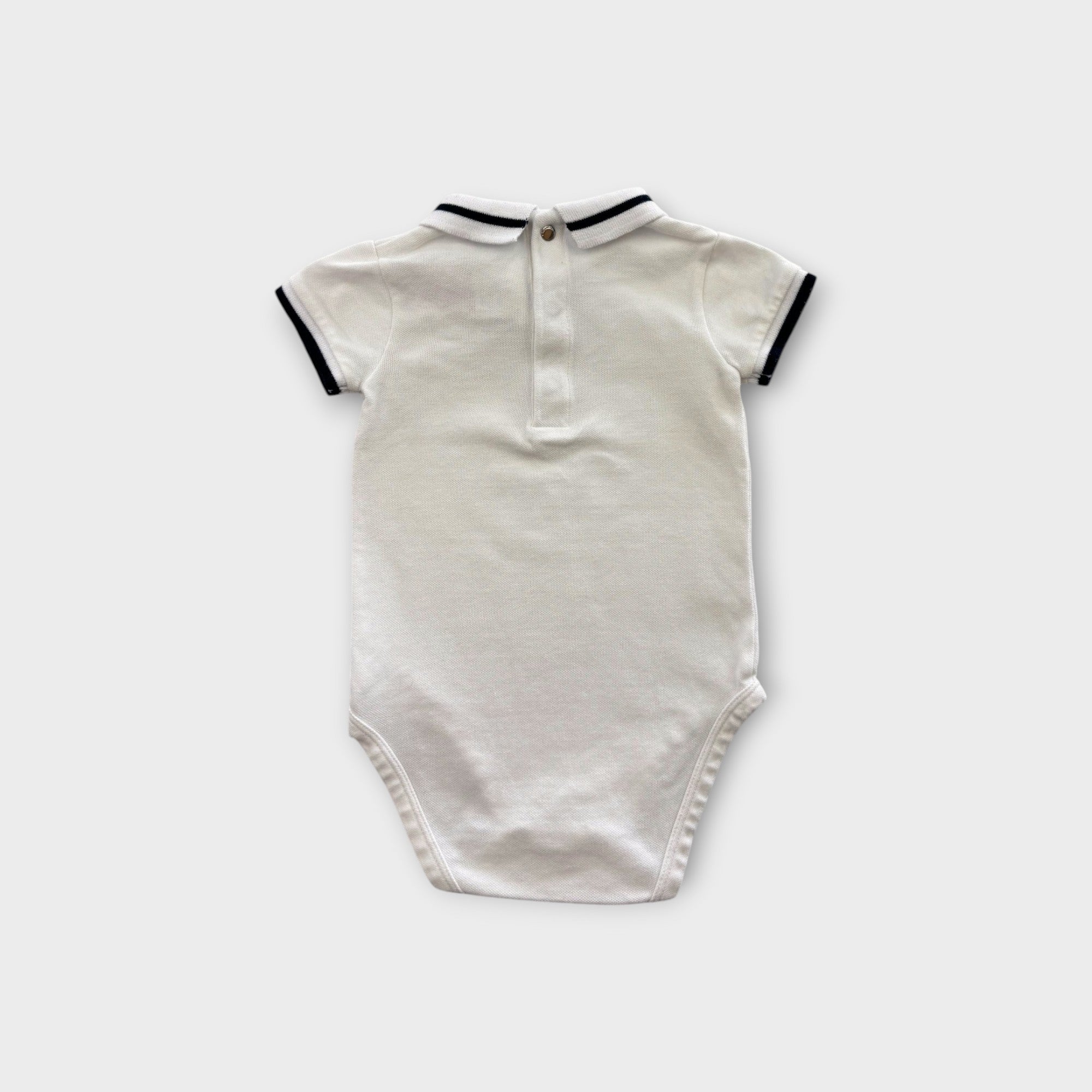Jacadi Paris Polo Bodysuit, Size 0