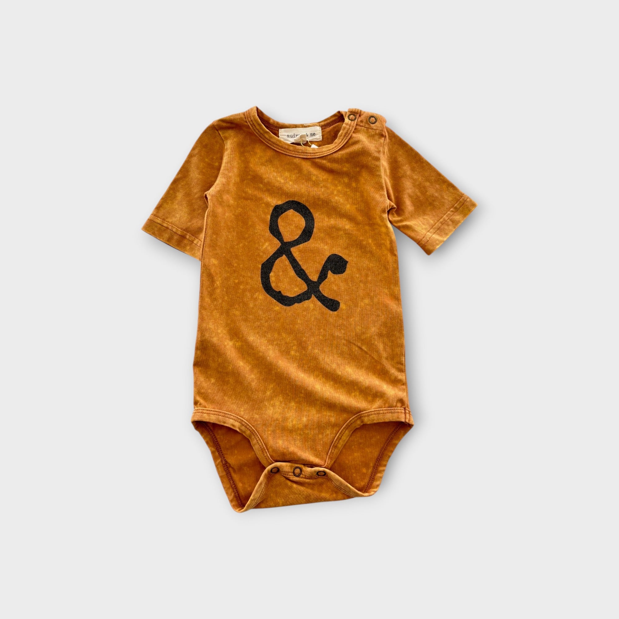 Audrey & Me Ampersand Bodysuit, Size 0