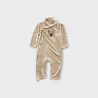 RL Collar Marle Onesie, Size 0