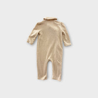 RL Collar Marle Onesie, Size 0