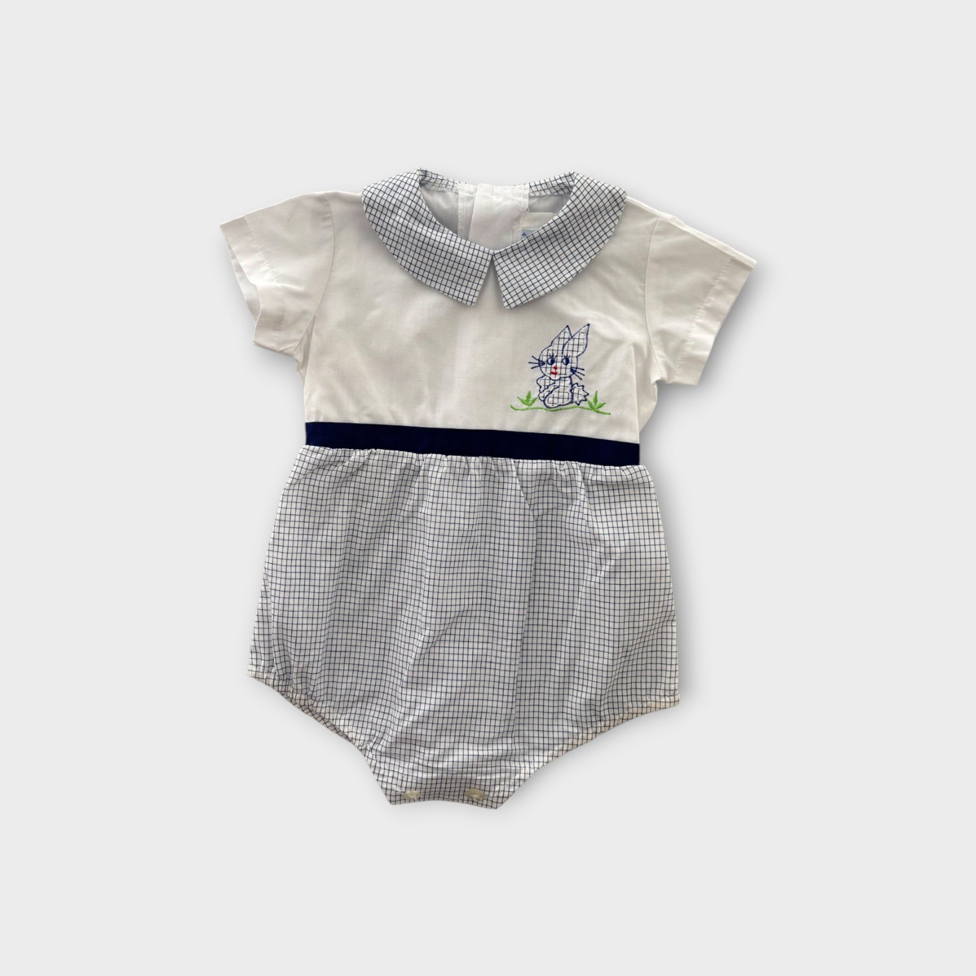 Vintage Bunny Romper, Size 0