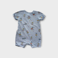Purebaby Hippo Romper, Size 0