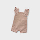 Aster & Oak Pink Corduroy Overalls, Size 0