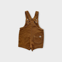 Fox & Finch Brown Denim Overalls, Size 00