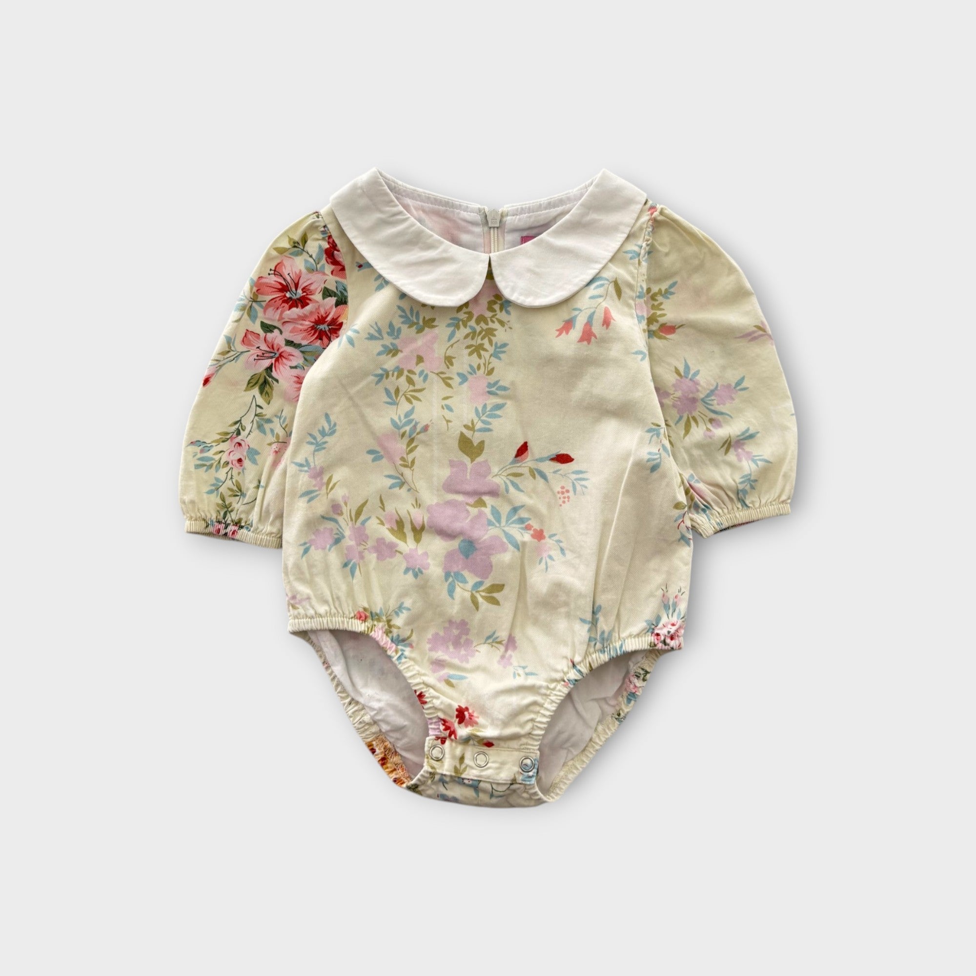 Arabella & Rose Long Sleeve Romper, Size 0
