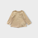 Vertbaudet Heart Long Sleeve Top, Size 00