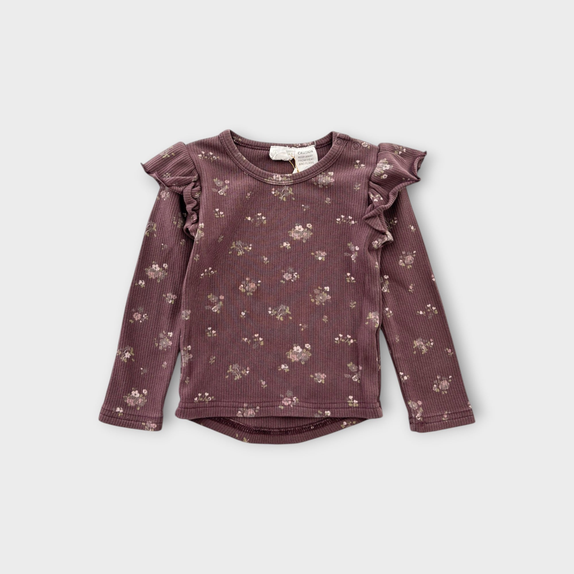 Jamie Kay Floral Long Sleeve Top, Size 0