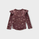 Jamie Kay Floral Long Sleeve Top, Size 0