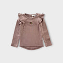 Jamie Kay Mauve Long Sleeve Top, Size 1