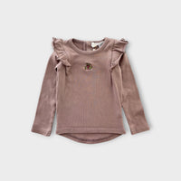 Jamie Kay Mauve Long Sleeve Top, Size 1