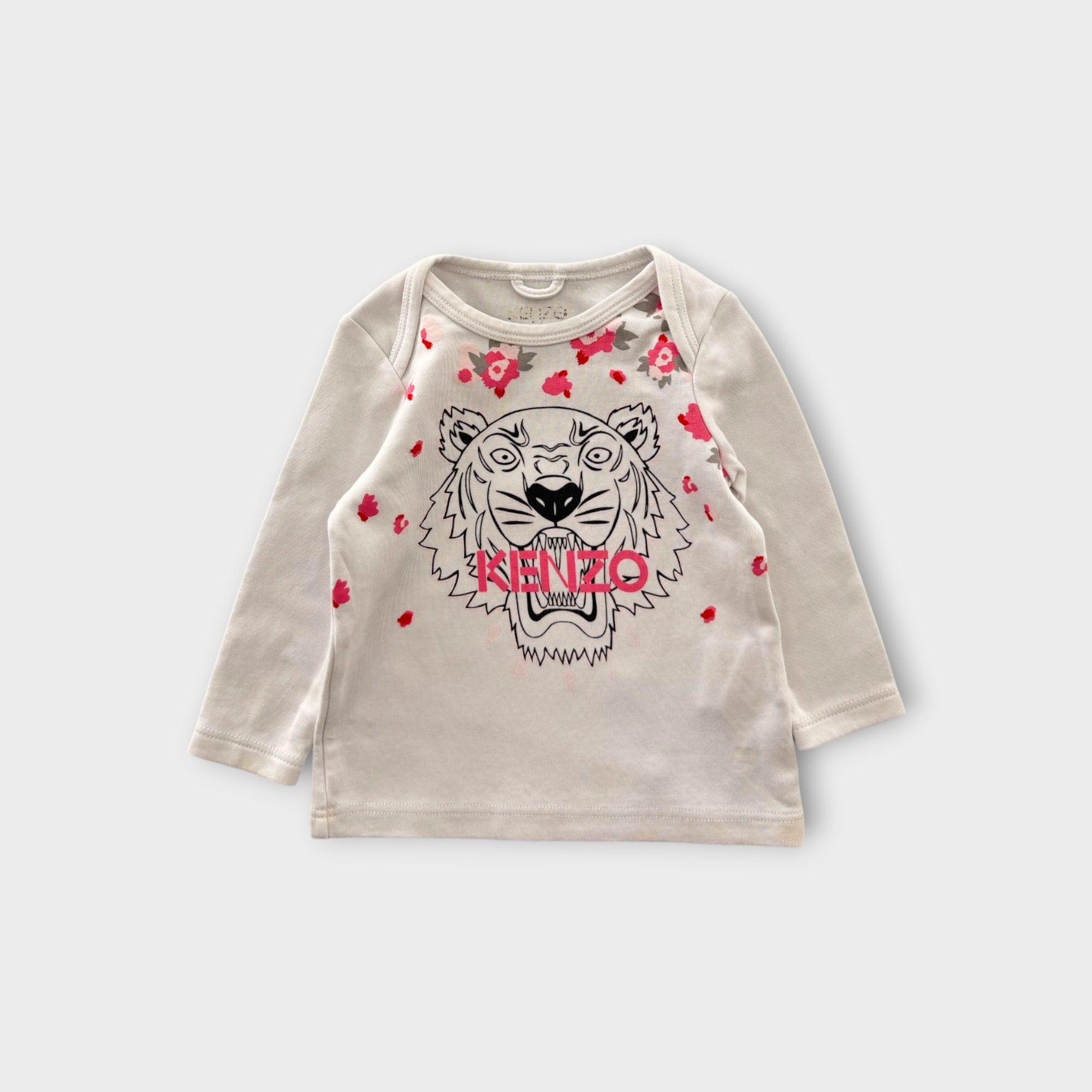 Kenzo Tiger Long Sleeve Top, Size 0