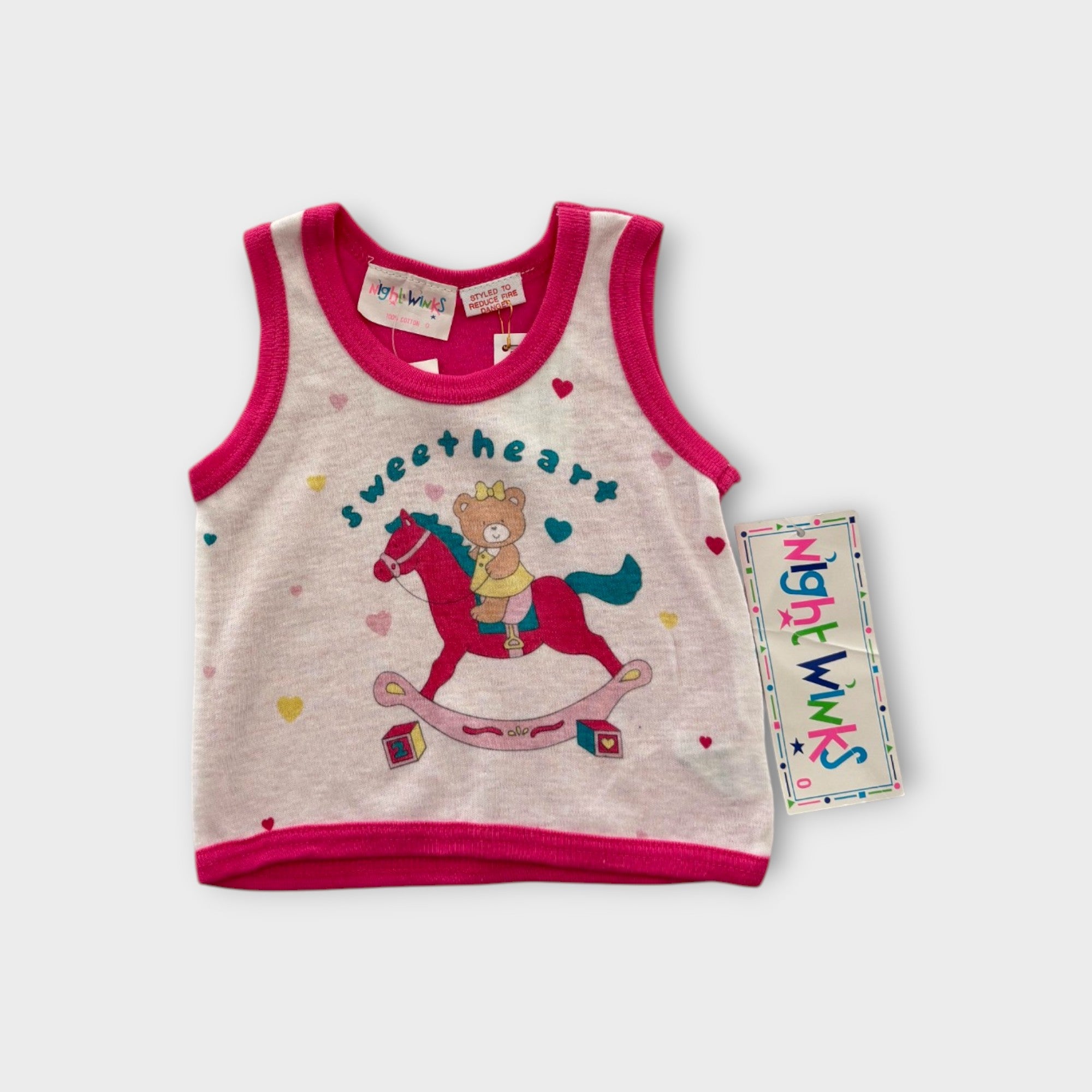 Vintage Rocking Horse Tank, Size 0