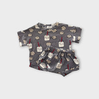 Milk & Cookies Matching Set, Size 6-9M