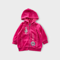Vintage Pink Velour Tracksuit Set, Size 0