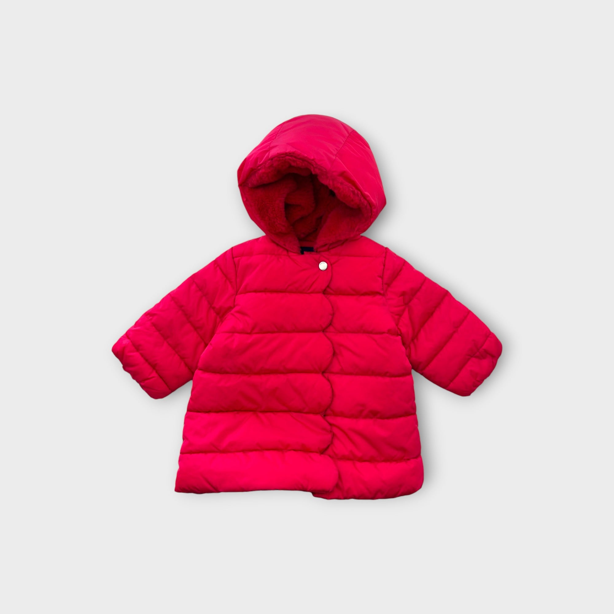 Jacadi Paris Pink Puffer Jacket, Size 0