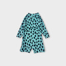 Hux Teal Leopard Swimsuit, Size 0