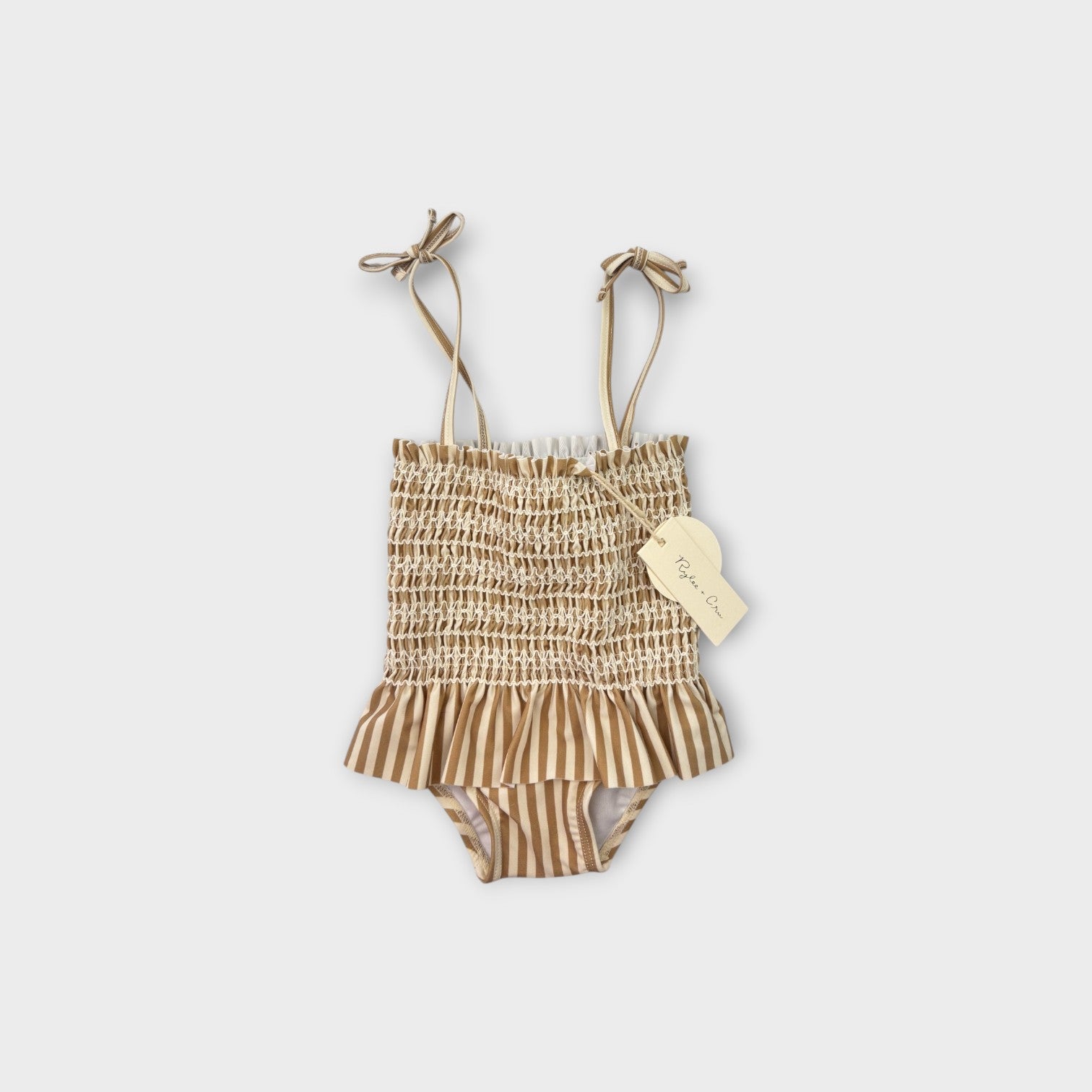 Rylee & Cru Smocked Swimsuit, Size 00