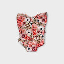 Floral Frill Swimsuit, Size 0