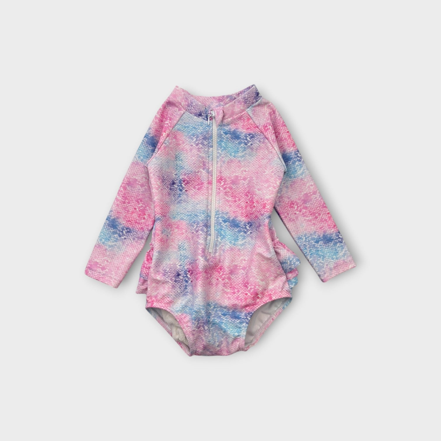 Bebe Rainbow Scale Swimsuit, Size 0